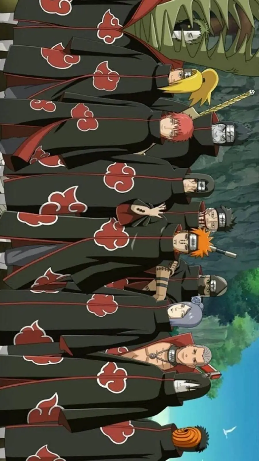 ai character: The Akatsuki background