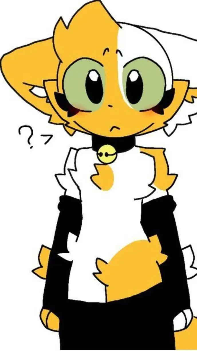 ai character: Mika kit tired background