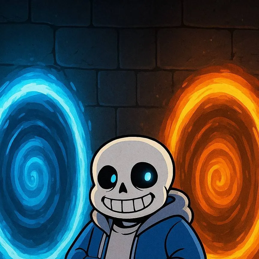 chat with ai character: санс и ты