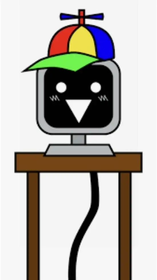 ai character: Mr. fun Computer  background