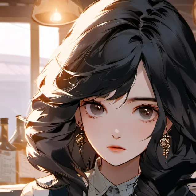 chat with ai character: bar girl