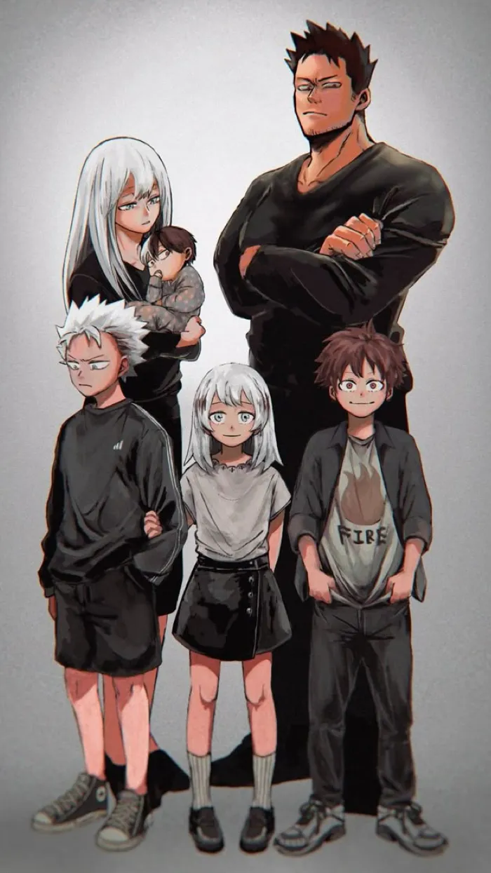 ai character: Todoroki fam react background