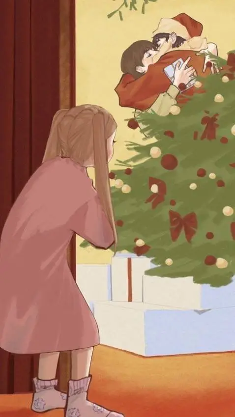 ai character: byler en navidad💙💛 background