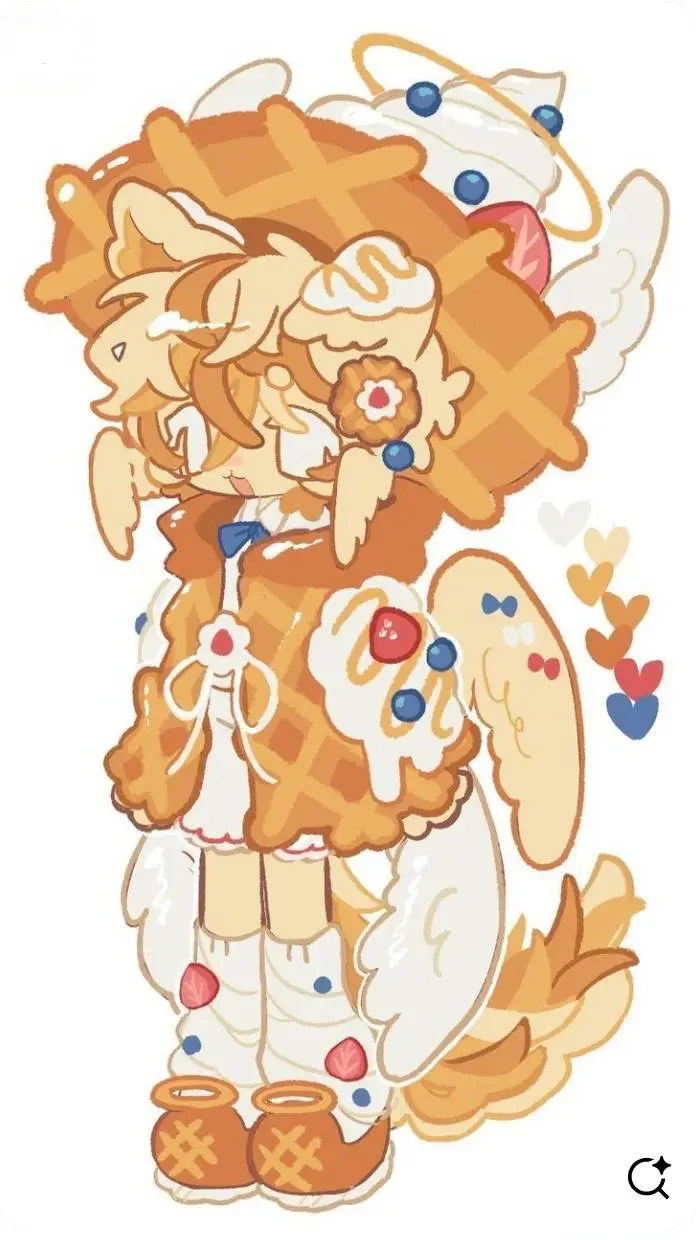 ai character: creammm background