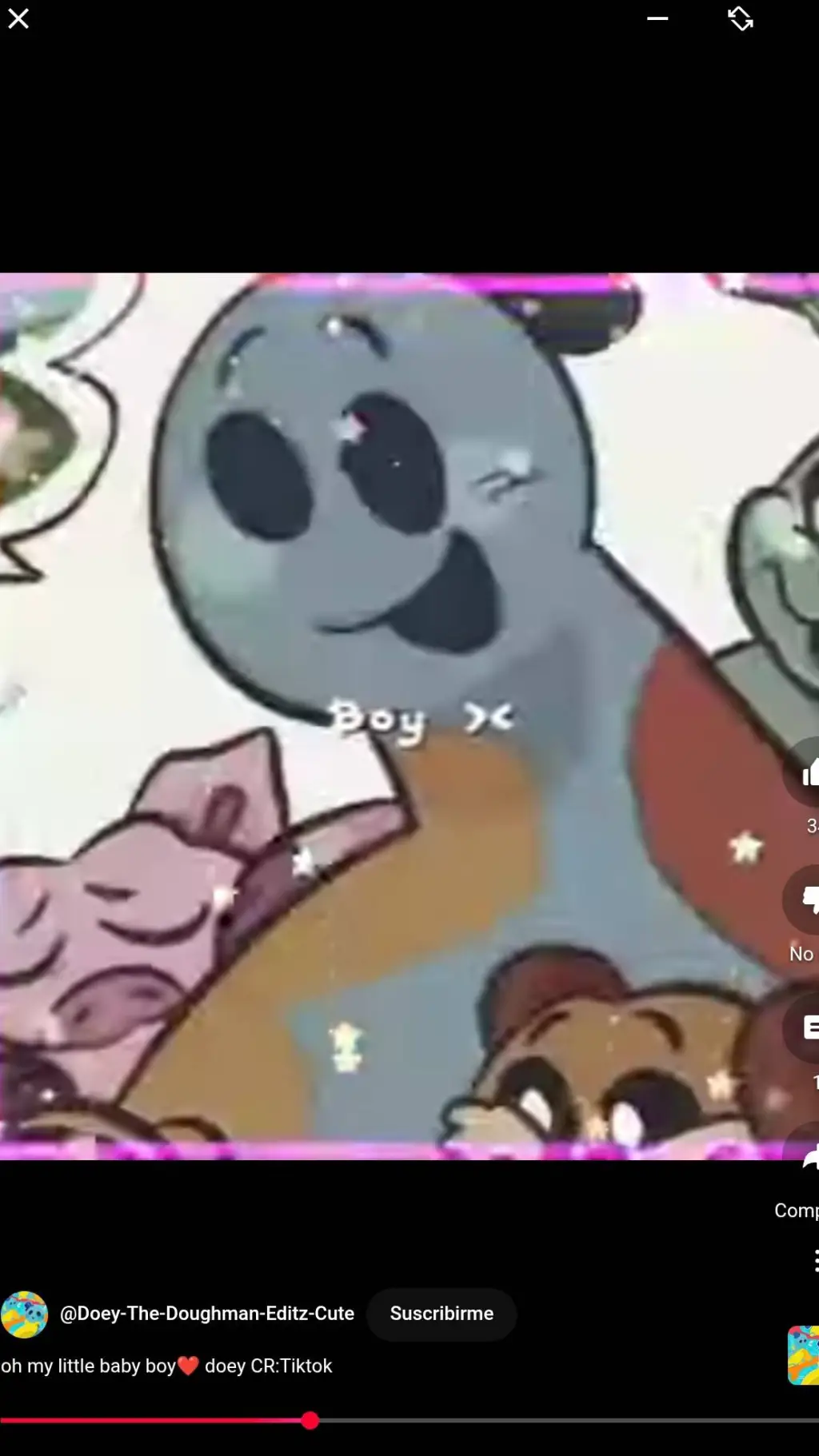 ai character: 🩵Doey the doughman background
