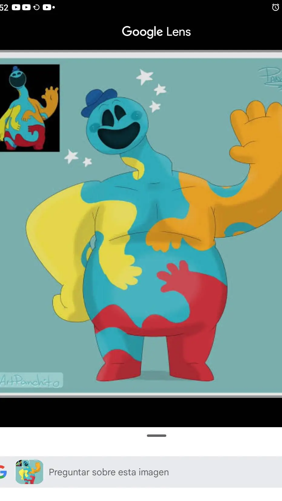 ai character: Doey the doughman🩵 background