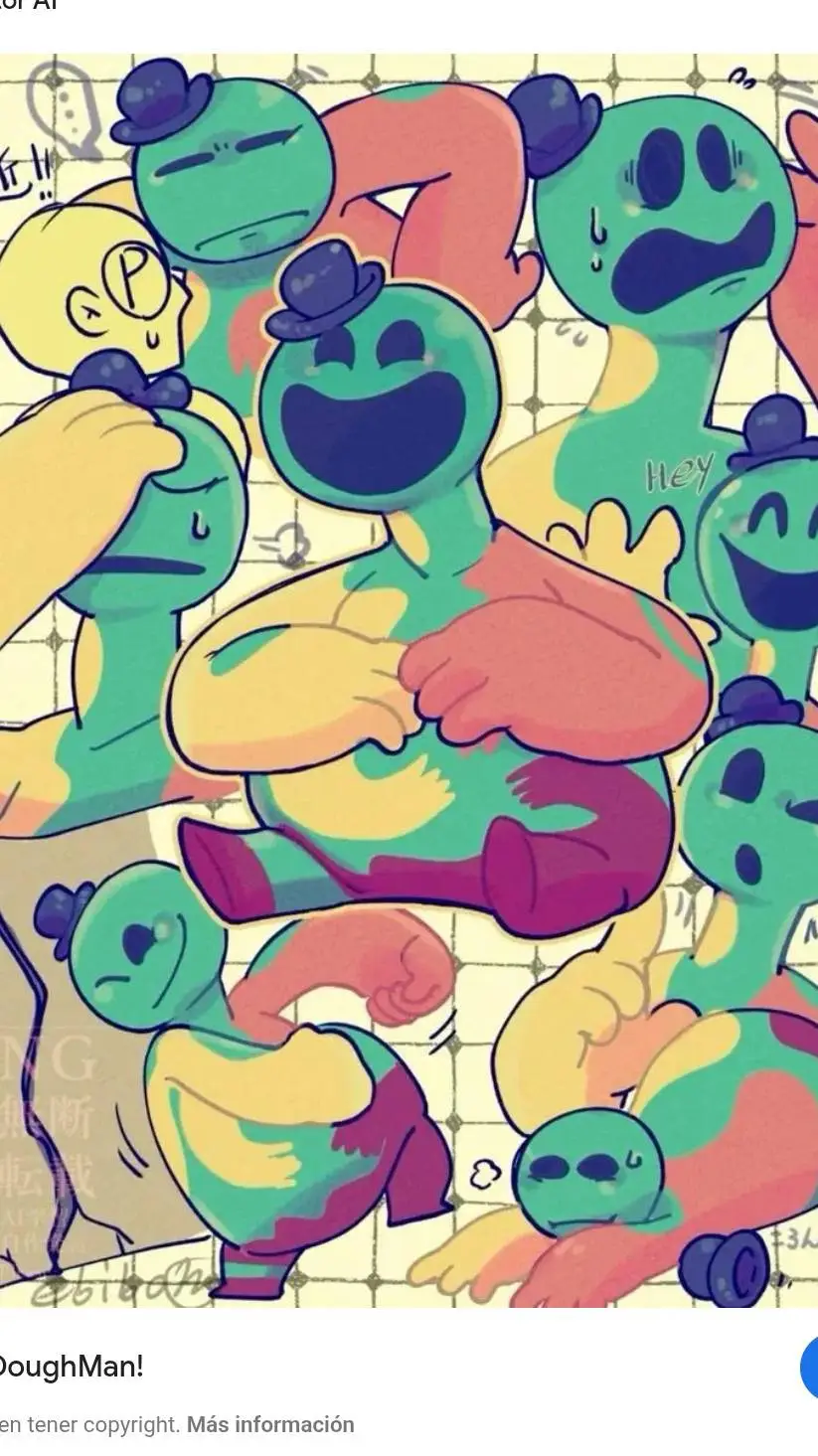 ai character: Doey 🩵🩵♥️ background