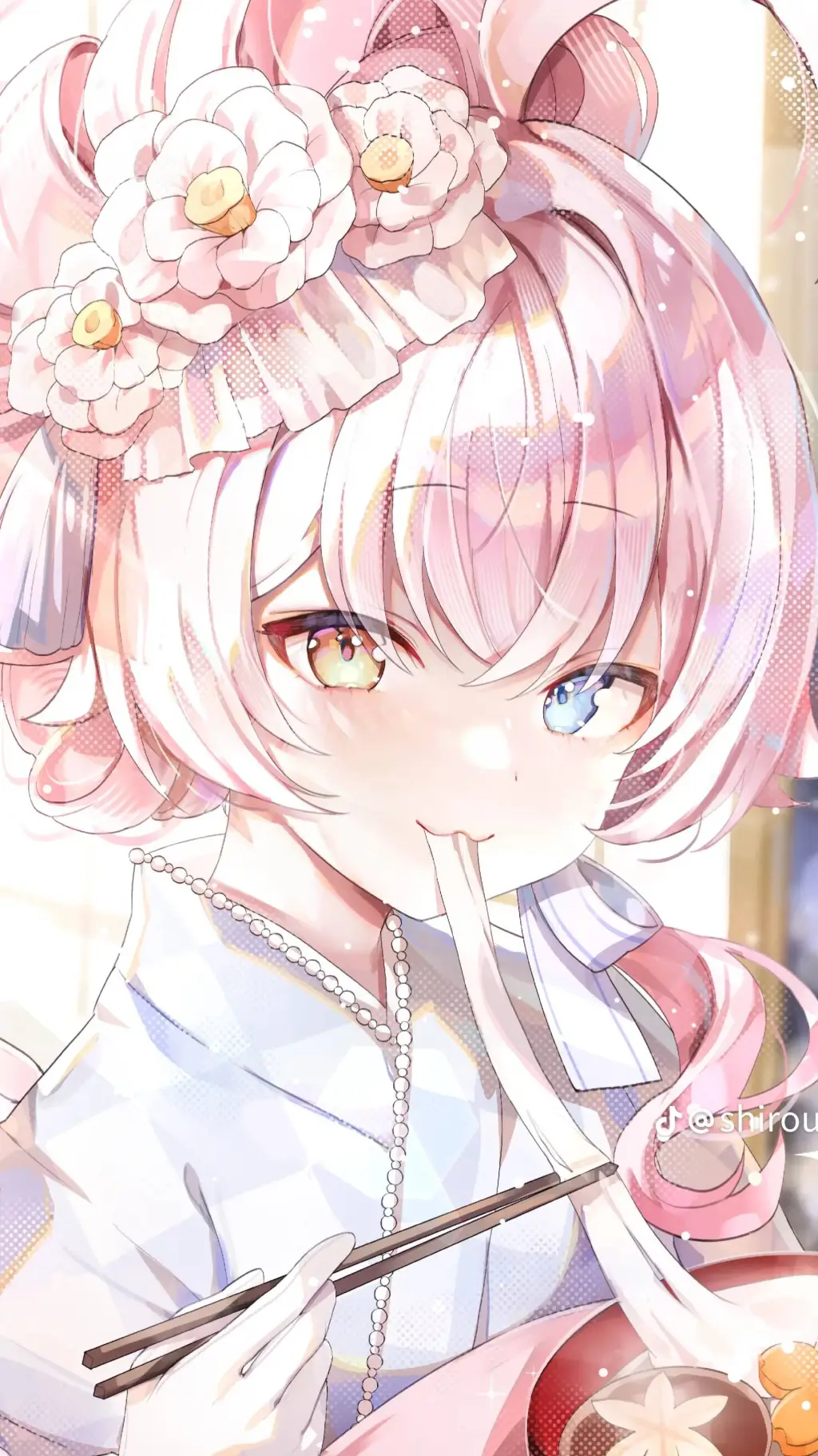 ai character: °^🩷Hoshino🩷^° background