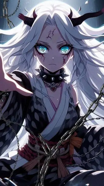 ai character: kny uppermoon  background