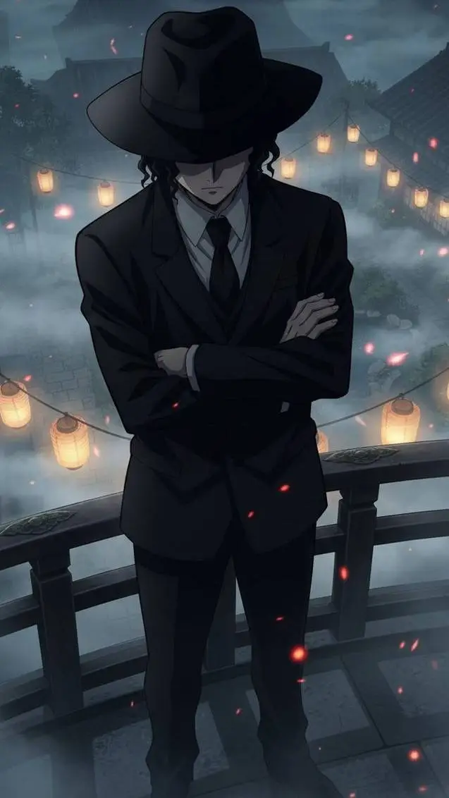 ai character: muzan Kibutsuji  background