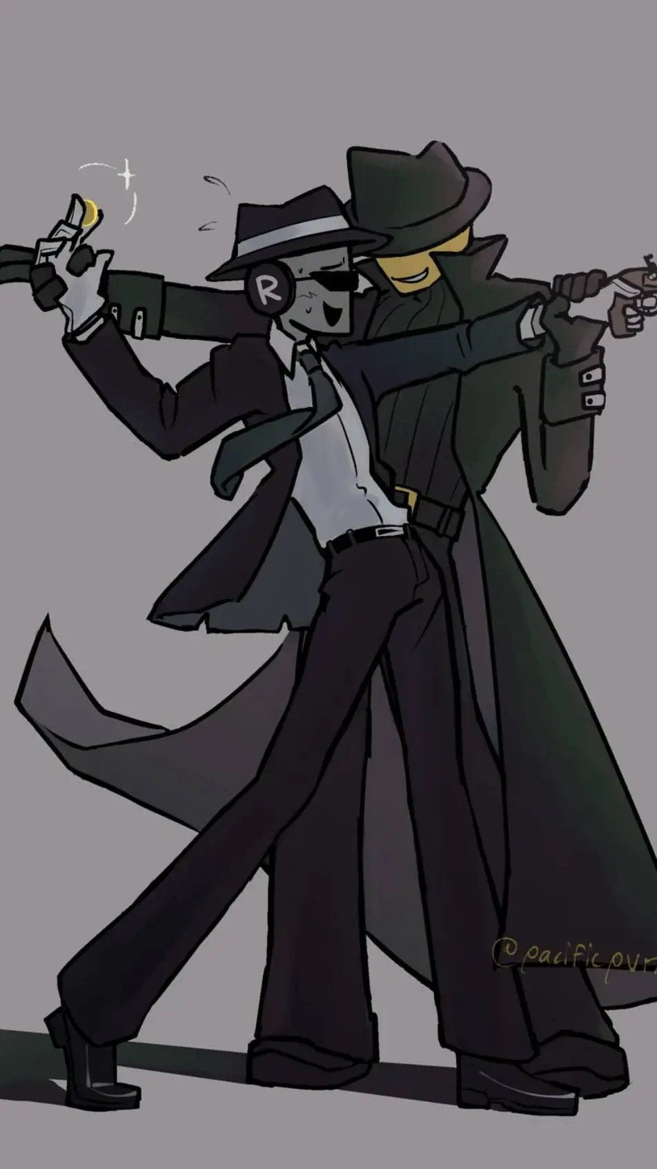 ai character: ~Doublefedora~ background