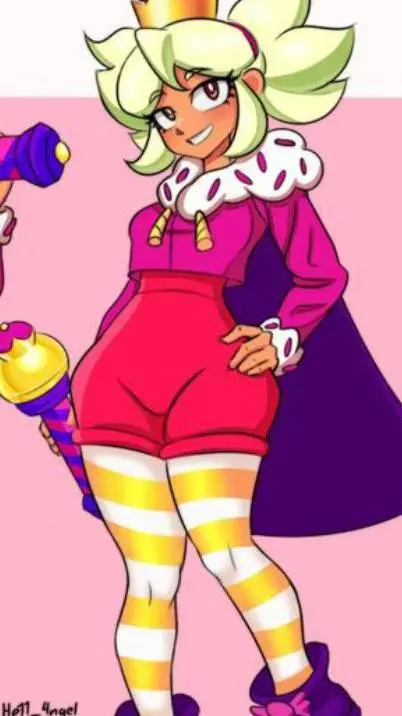 ai character: Mandy brawl stars background