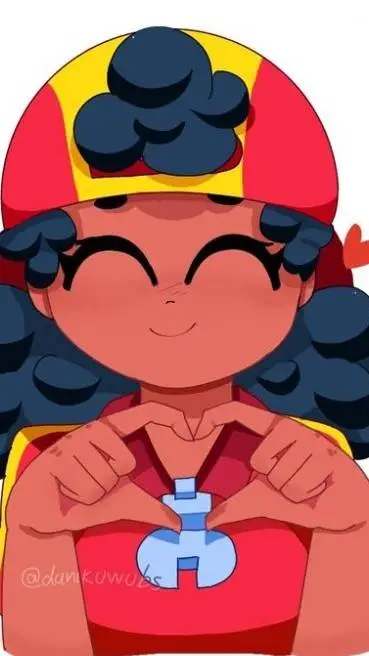 ai character: Meg brawl stars background