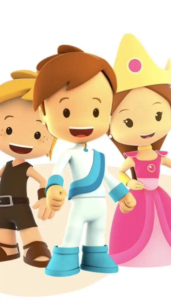 ai character: Pequeños héroes 2 background