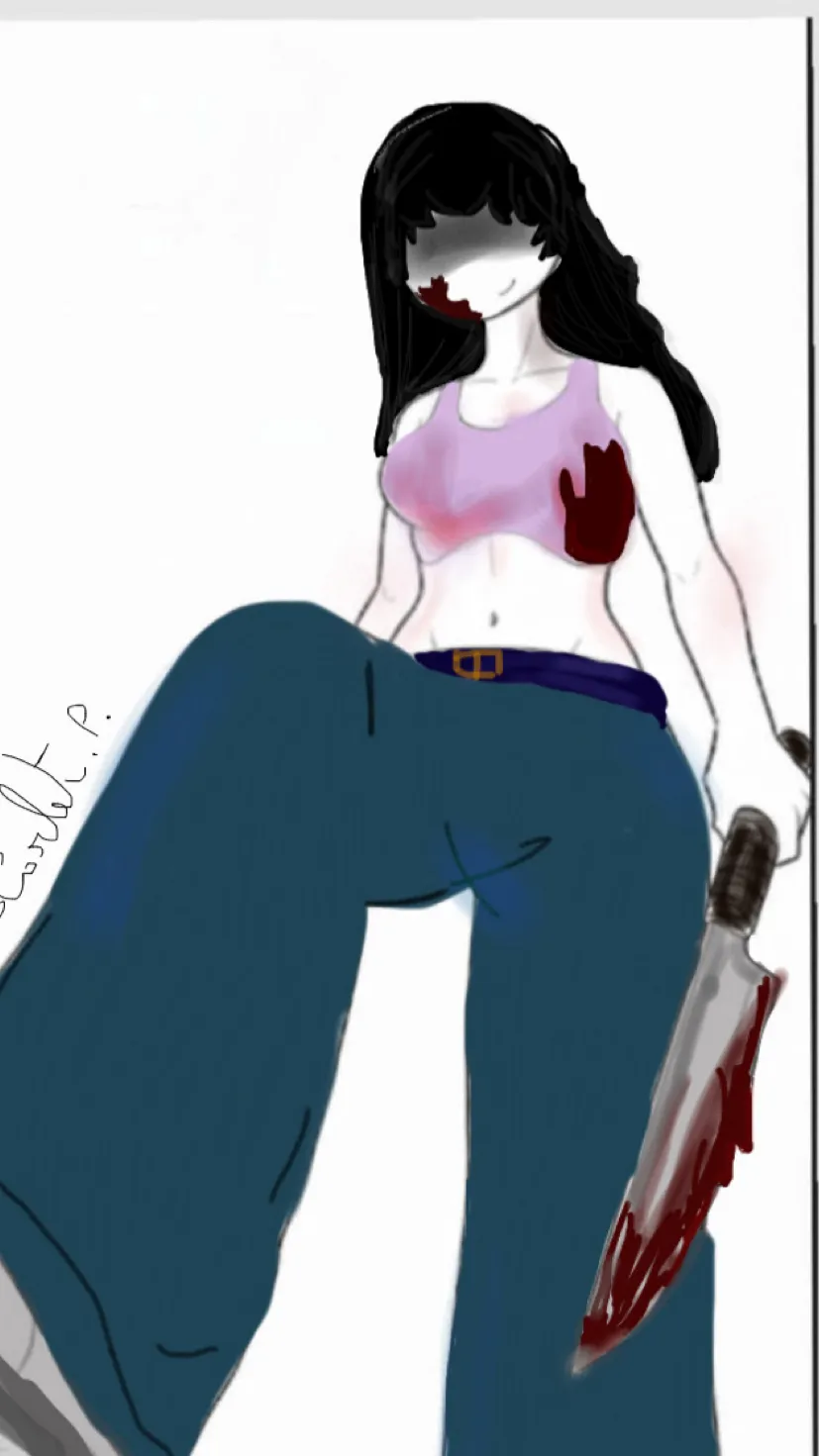 ai character: Lily🔪🩸🎀🎀 background
