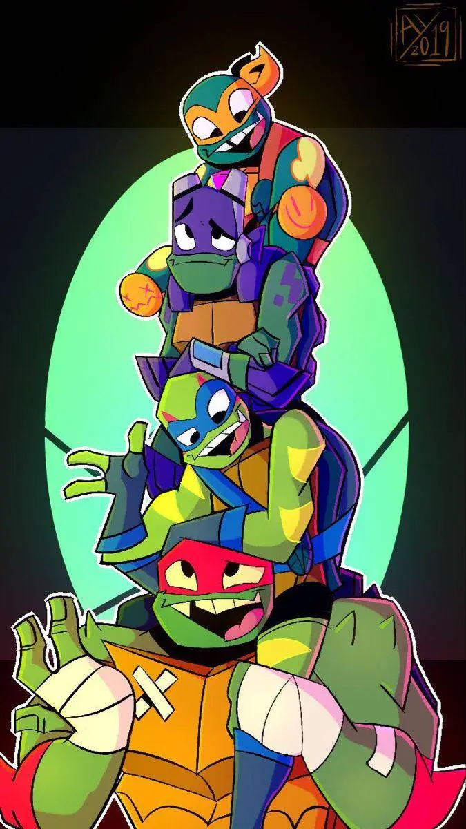 ai character: TMNT 2018 background