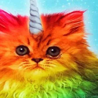 chat with ai character: rainbow cat