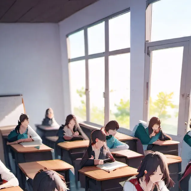 chat with ai character: new school 