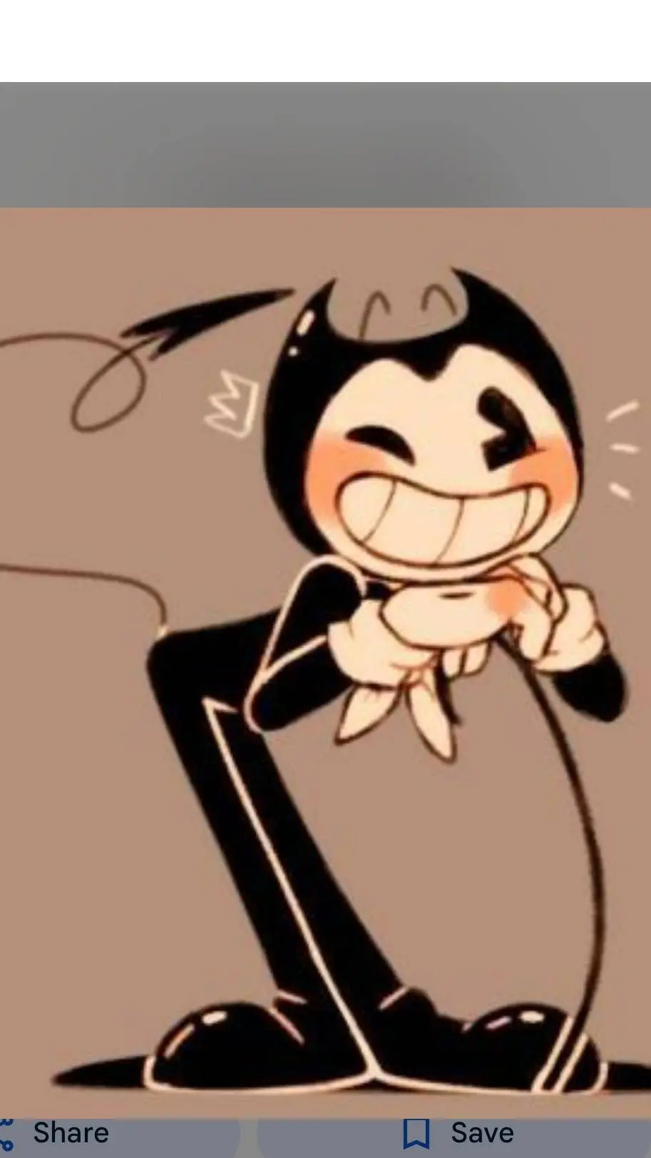 ai character: bendy background
