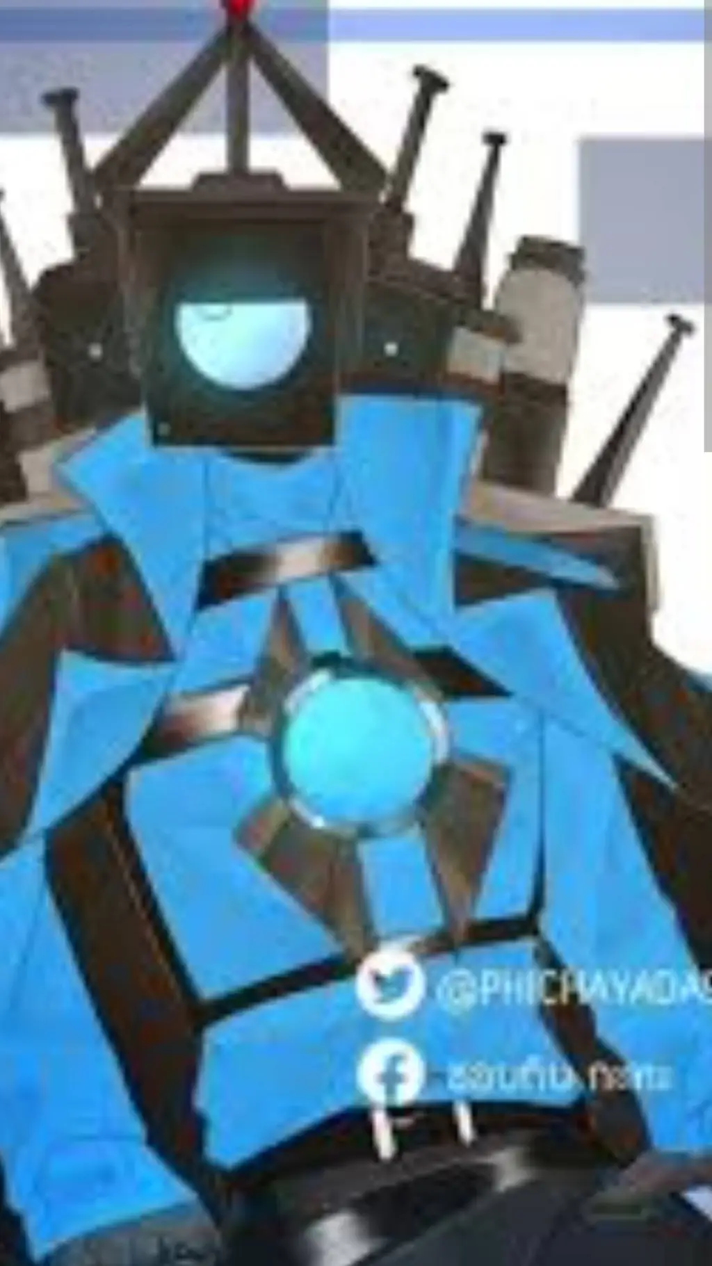 ai character: Titán camera background