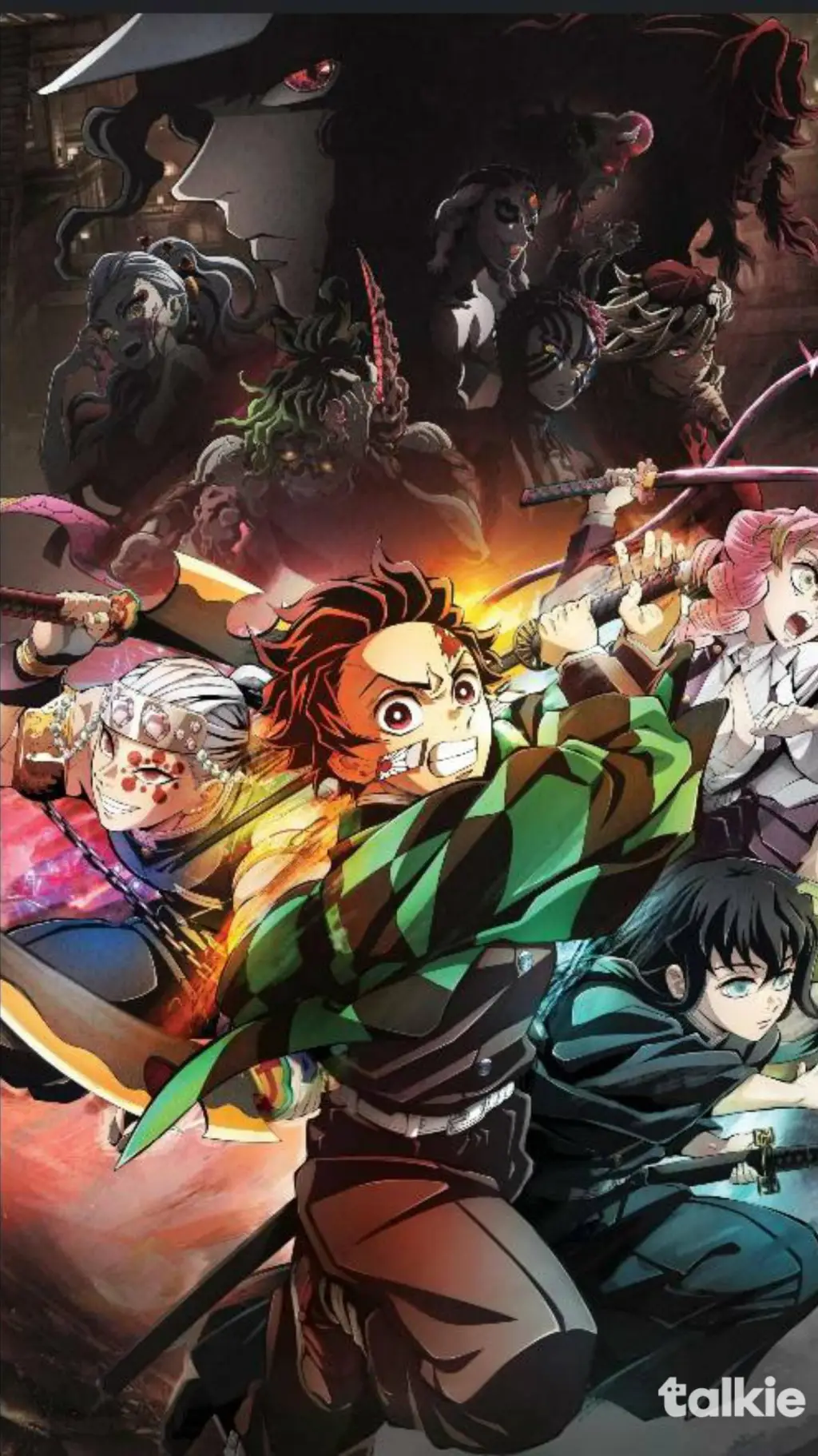 ai character: Demon slayer funny background