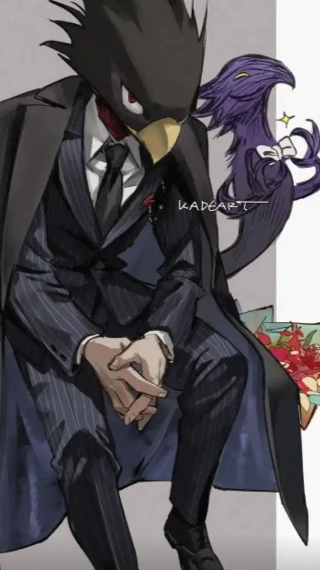 ai character: Tokoyami background