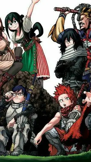 ai character: AU MHA fantasy  background