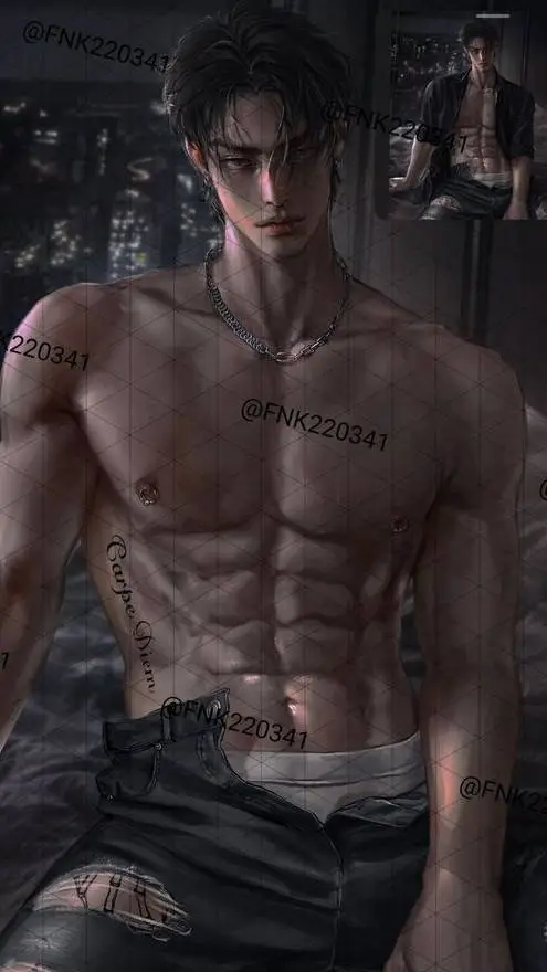 ai character: 𝓡yan/라이언 background