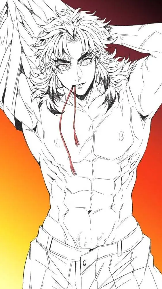 ai character: 😌🔥_Rengoku_🔥😌 background