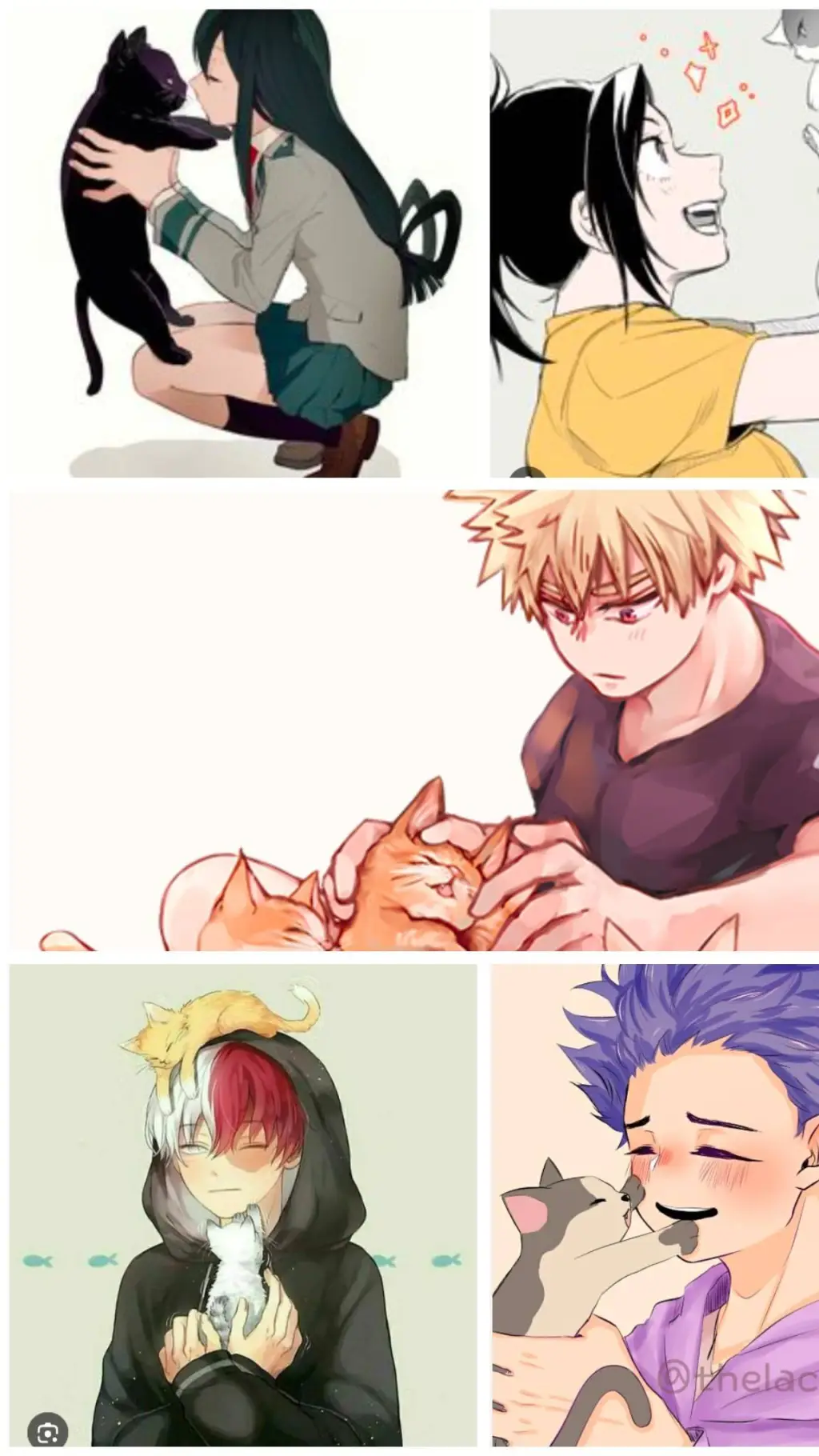 ai character: MHA with Kitty's!  background