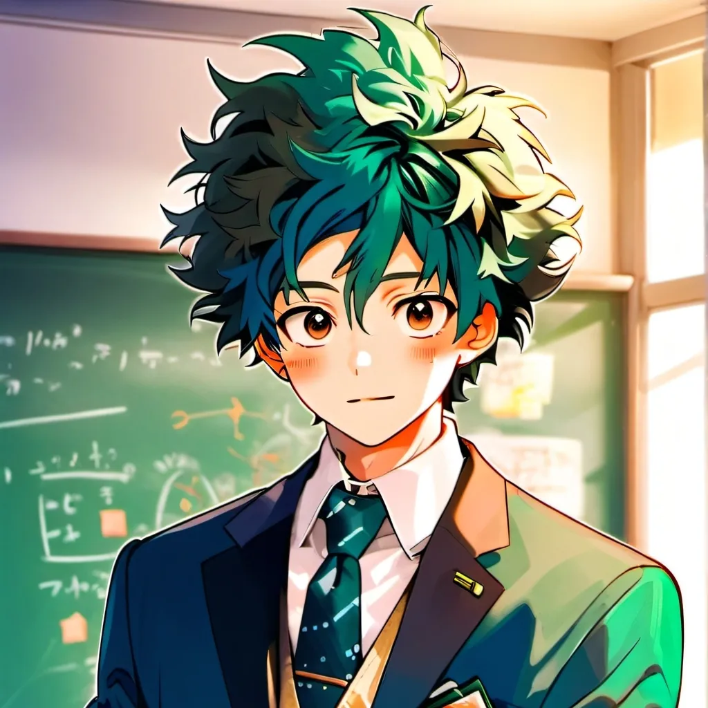chat with ai character: Dekus a teacher!?!