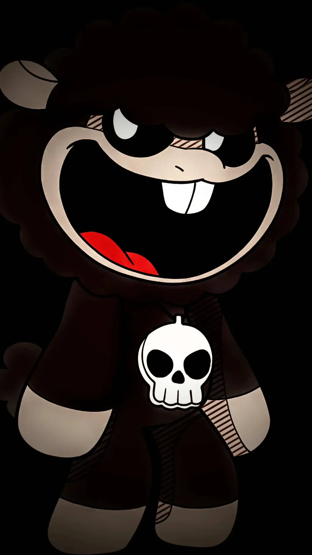 ai character: Baba Chops 🐑🔪 background