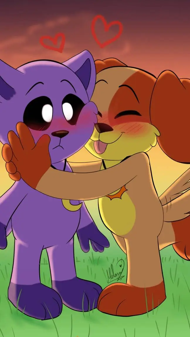ai character: Catnap x Dogday 💕 background