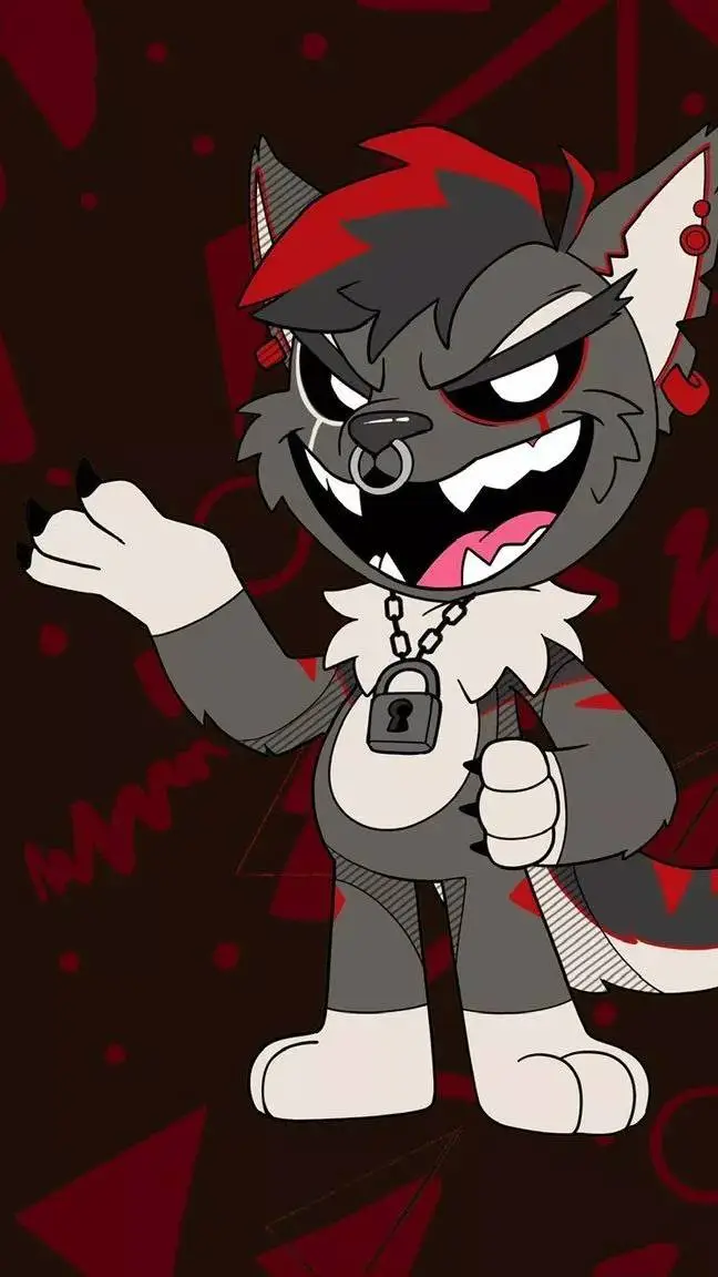 ai character: Tibbz. 🐺 background