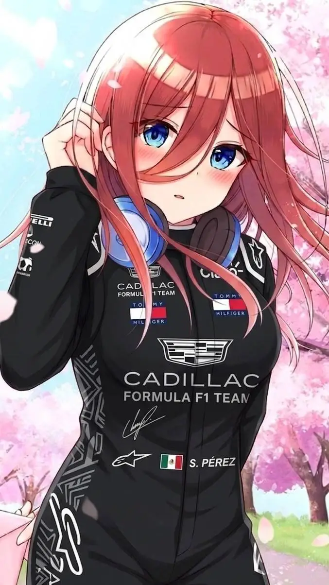 ai character: Miku (Cadillac F1) background
