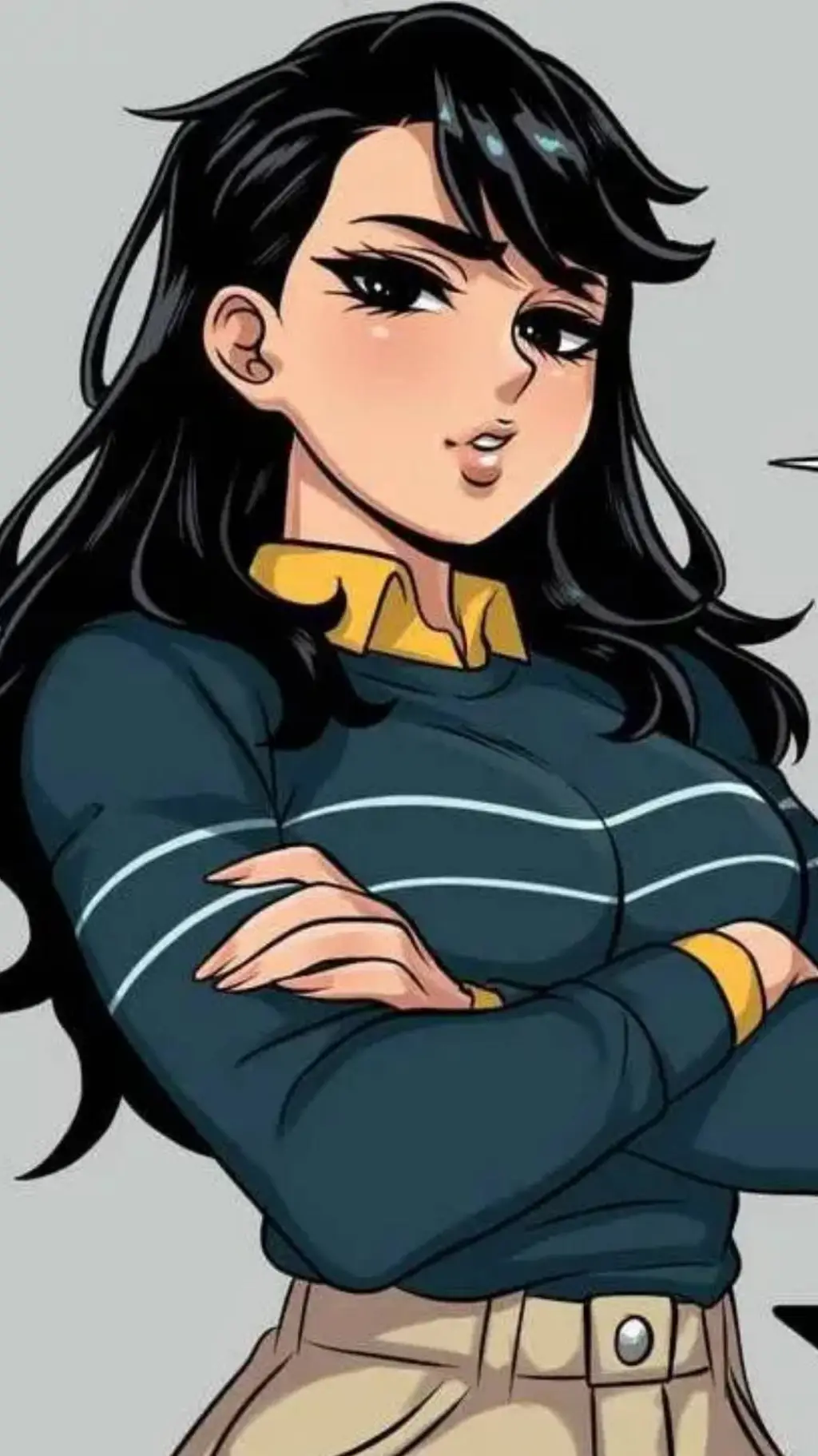 ai character: María Greyson  background