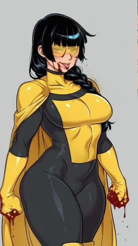 ai character: María siniestra  background