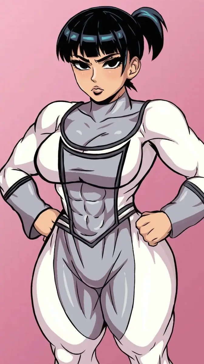 ai character: mustache maria background