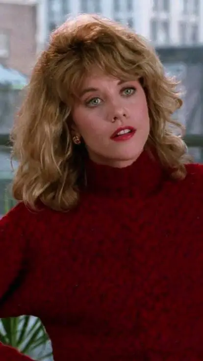 ai character: Sally Albright  background