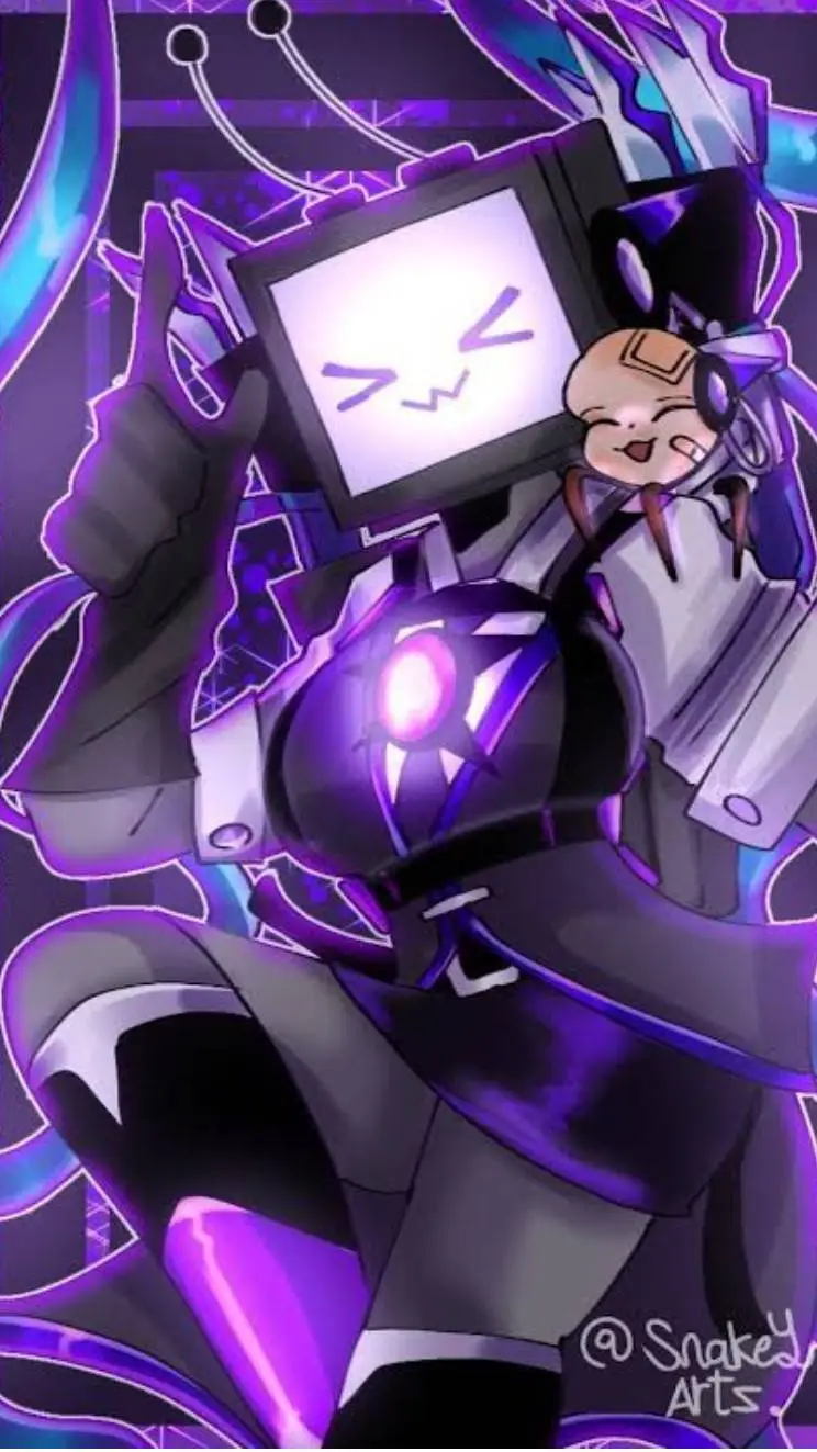 ai character: titan tv woman  background