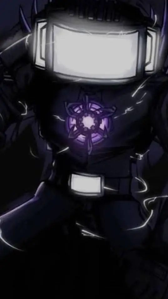 ai character: titan tv man  background