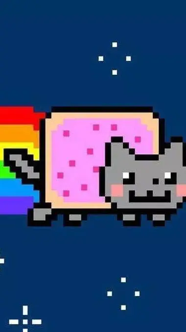 ai character: nyan cat background