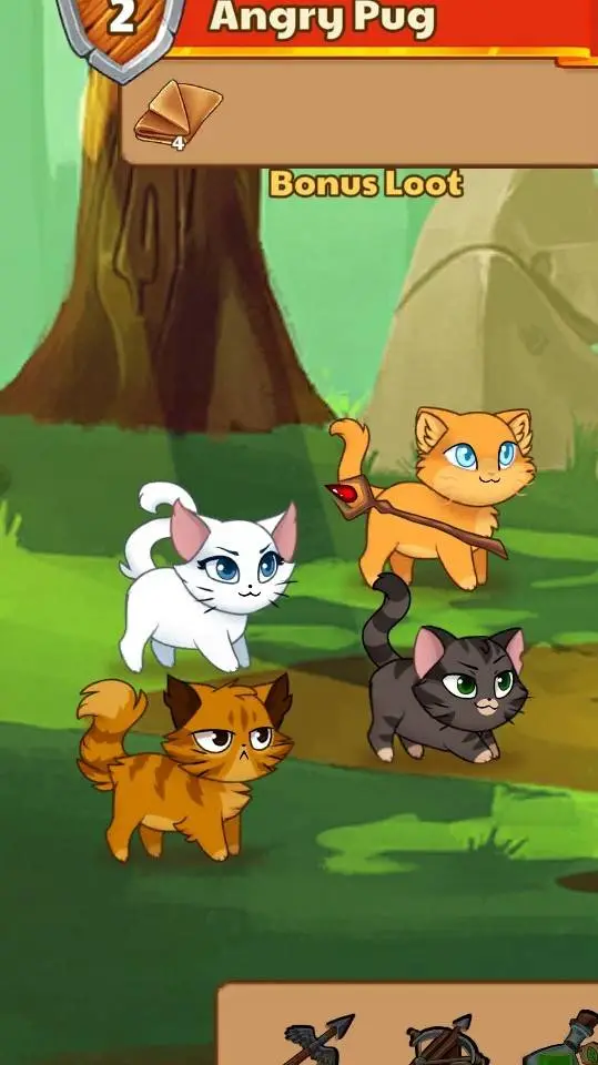 ai character: Castle cats background