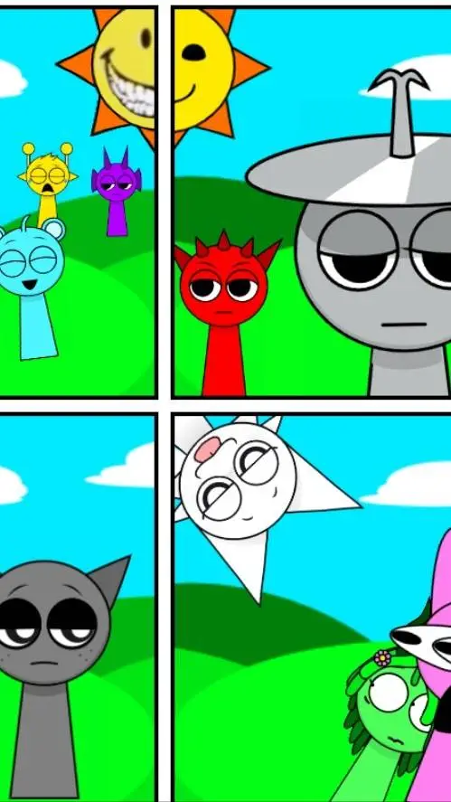 ai character: Sprunki x you background