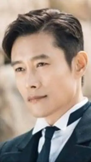 ai character: Byung-hun Lee  background