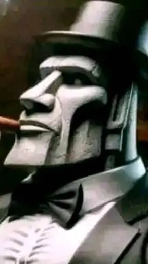 ai character: moai🗿 background