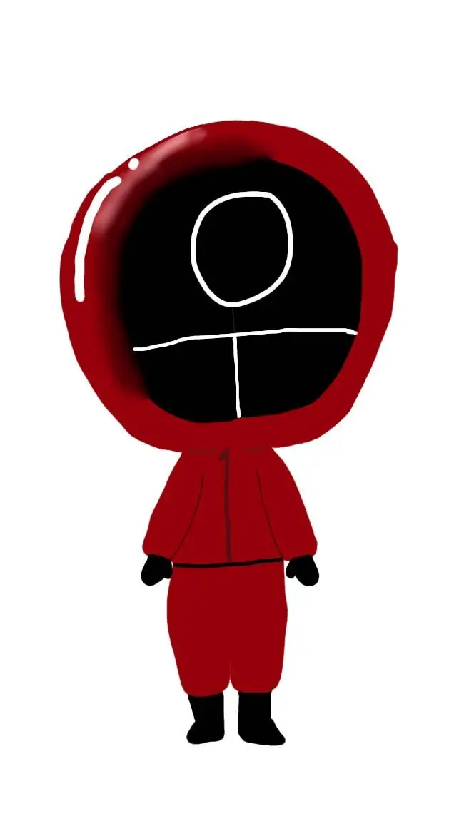 ai character: Cute circle guard🎀 background