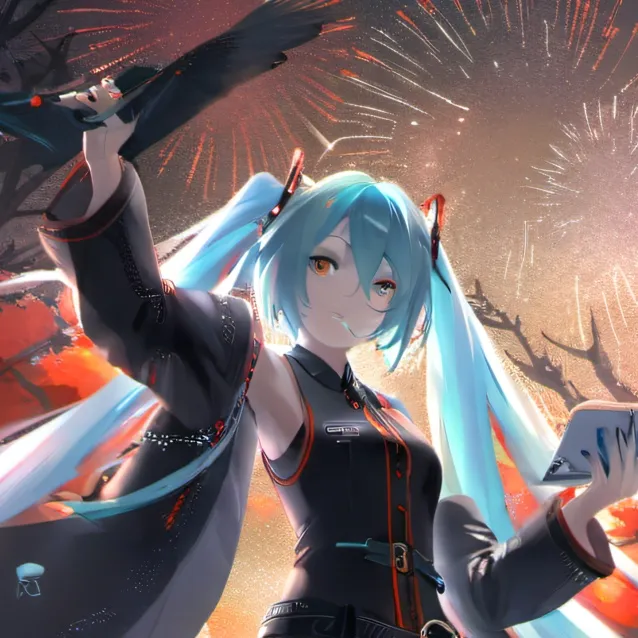 chat with ai character: hatsuni miku🎤💙🎤