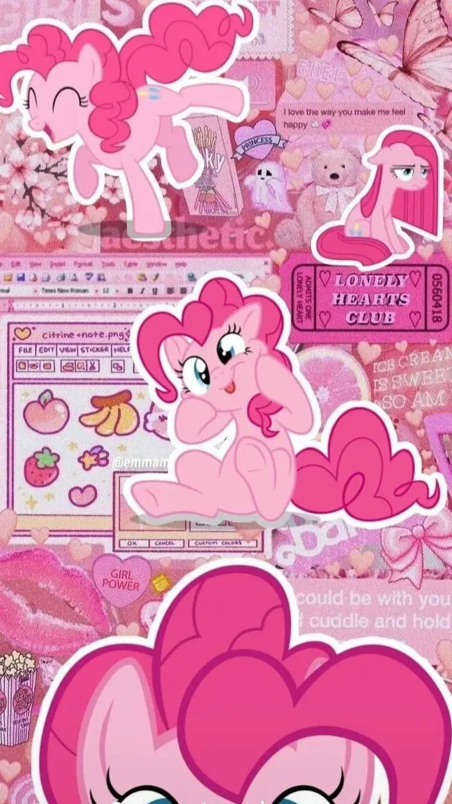 ai character: PINKIE PIE  background