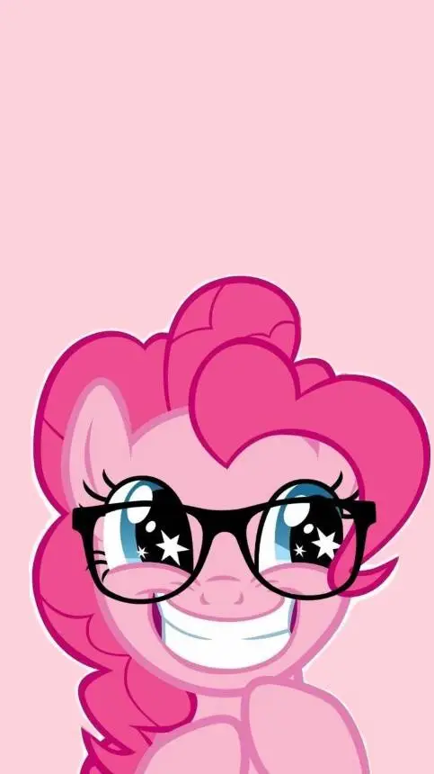 ai character: PINKIE PIE 🎀✨️💗 background